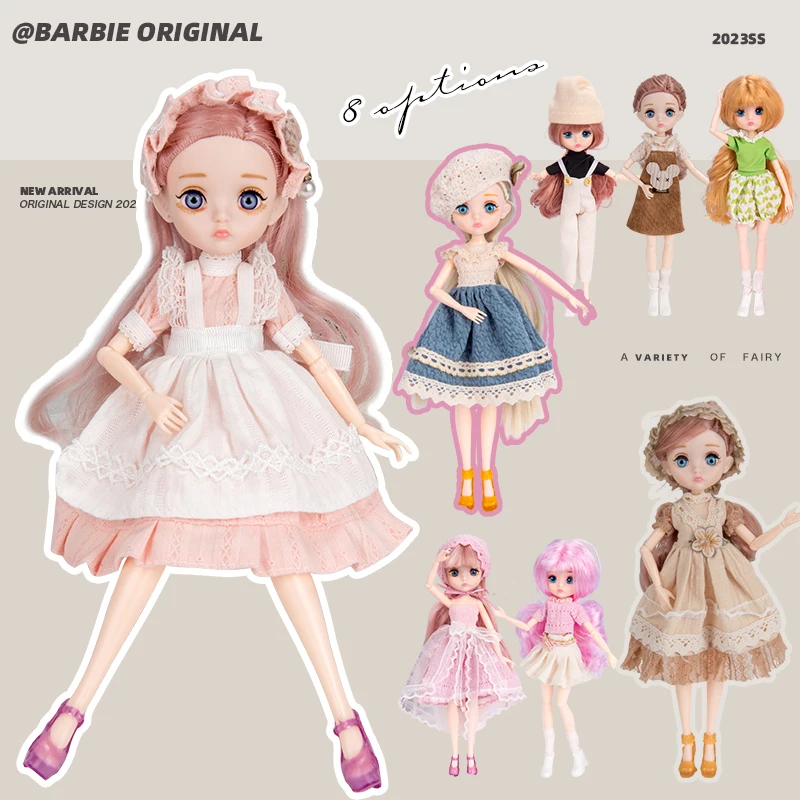 

1/6 BJD Doll 30CM Multiple Movable Joints With Facial Madeup Fashion Clothes High Quality Girl Toys Doll For Friend Holiday Gift