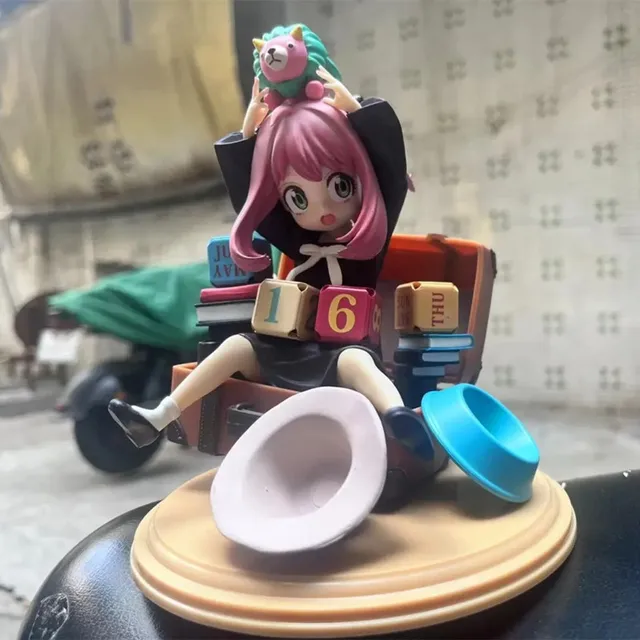 Spy x Family Anya Forger Anime Figures Loid Yor Twilight WaKuWaKu Figurine Bond Dog PVC Kawaii Doll Model Toys Children Gift 1