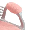 Vanity Office Chair Tufted Backrest Swivel Rolling Height Adjustable, Pink 4