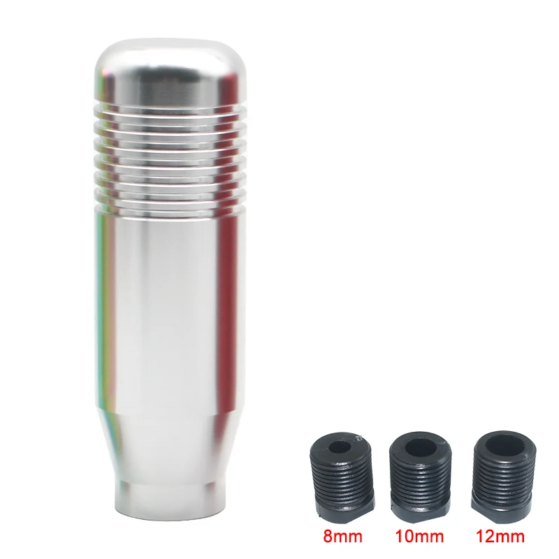 Transmission Gearstick Lever Shifter Knob 8.5CM Stylish Universal Car Aluminum Manual Gear Shift Knob Stick Manual