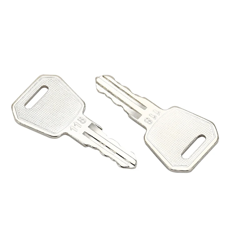 Key 2 Pcs 1115-500016-00 Marked 118 Compatible with Big Joe EP Equipment Electric Pallet Jacks E30 EZ30 EPT20-15ET EPT20-18EA