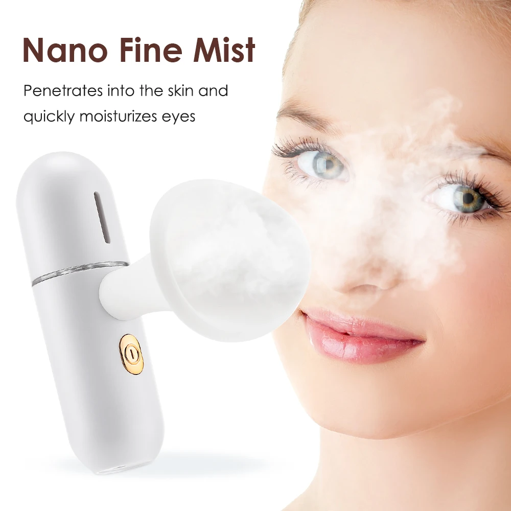 Cold Compress Electric Eye Face Steamer Handheld Nano Sprayer Mister Relieve Fatica Dry Eye Moisturizing Device Umidificatore D'Aria