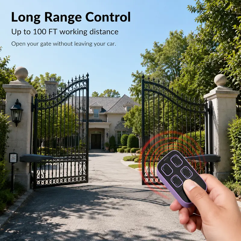 Universal Multi-frequency Garage Door Remote Controle 280-868MHz 433MHz 315MHz 390MHz Compatible with Gates Duplicators Copiers - Image 4