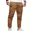 2024 New Cargo Pants Men's Loose Straight sports Clothing Solid color sweatpants Versatile Joggers Woven Casual Male Trousers 3