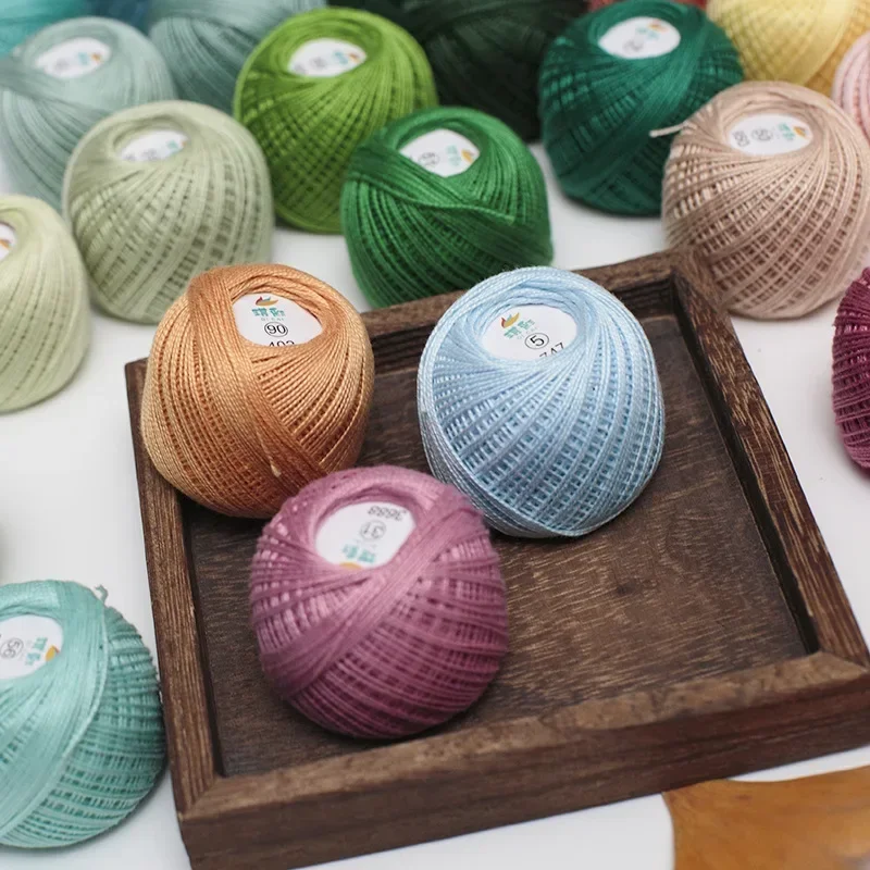 刺embroidery用の太い綿糸,8本のレース糸,50g,マイクロフック 刺embroidery用の太い綿糸,8本のレース糸,50g,マイクロフック