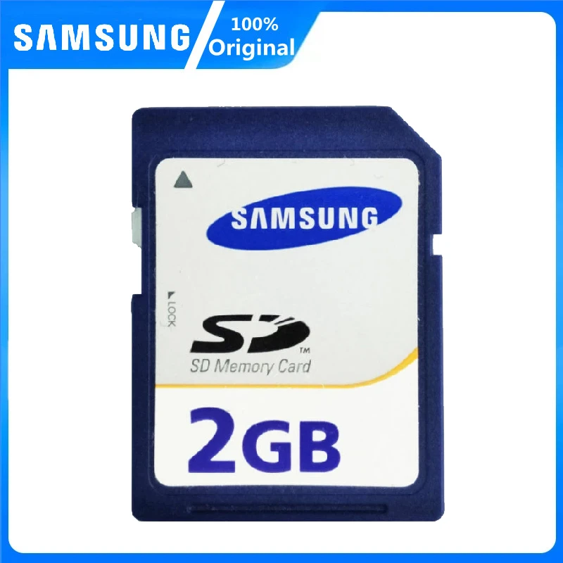 100% Original Samsung 2GB SD Card Memory Card Standard Secure Digital Flash Card For Cameras