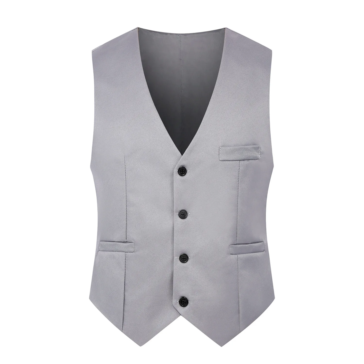 Customized winter suit vest men wear waistcoat plus size business slim men's warm down cotton vest. 6