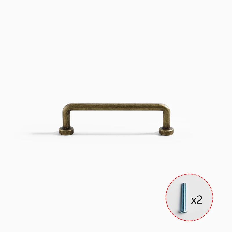 Description Picture 5 of itemMiddle Ages Retro Antique Copper Cabinets Handles Minimalist Alloy Drawer Pulls Hardware New Chinese Style Door Wardrobe Knobs