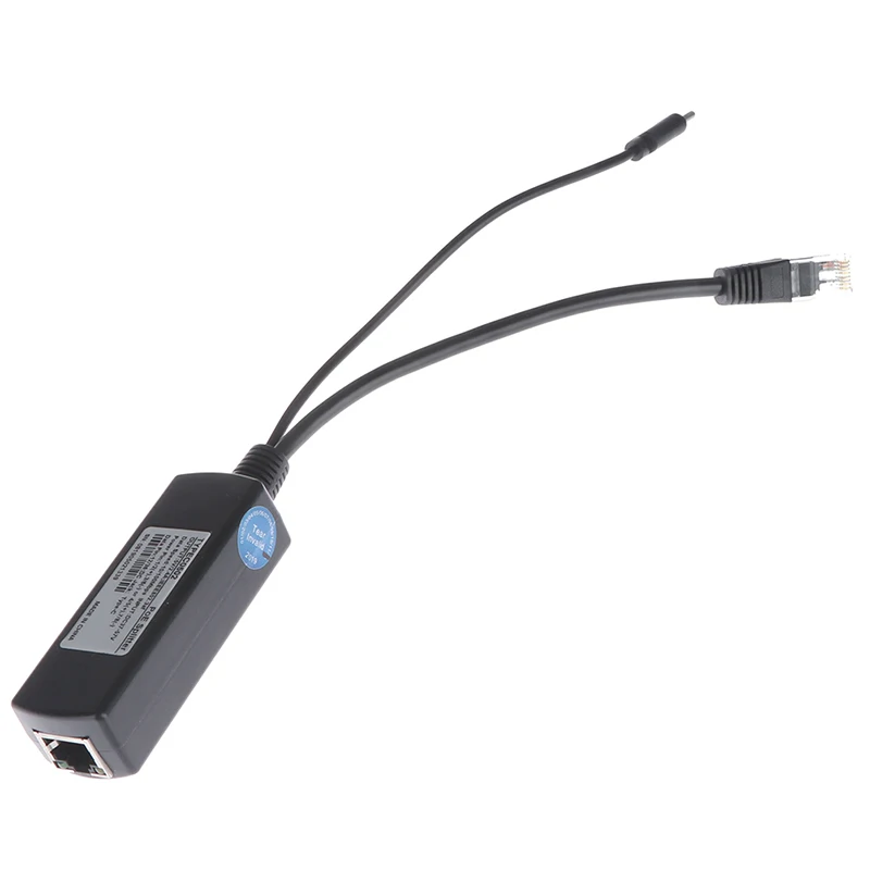 Hot!!! TYPE-c poe splitter usb 48v to 5v power over ethernet 802.3af 100/1000M for raspberry 6