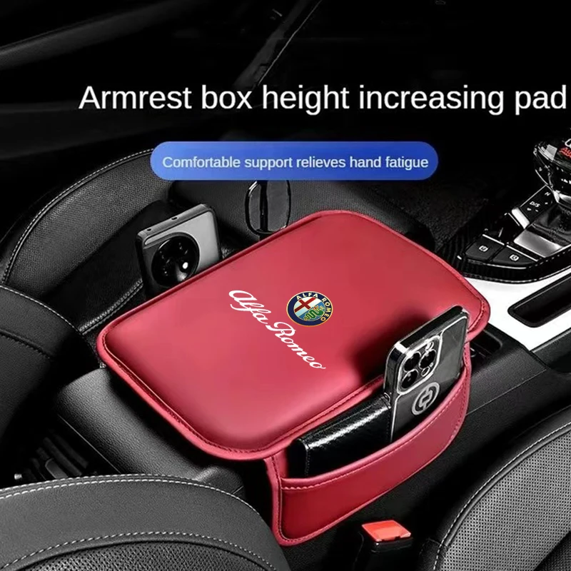 Premium Leather Car Armrest Box Pad - High-Quality Auto Accessory