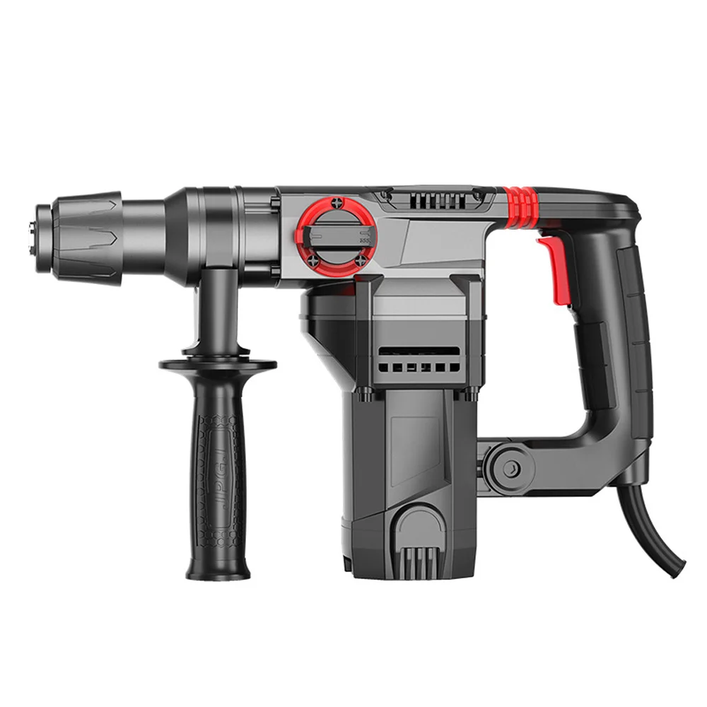 wyj multifunctional concrete lithium battery impact drill industrial grade electric pick three purpose 1200W Rotary Hammer Max Drilling Chipping Concrete Breaker High-power Electric Demolition Impact Drill Electric Pick