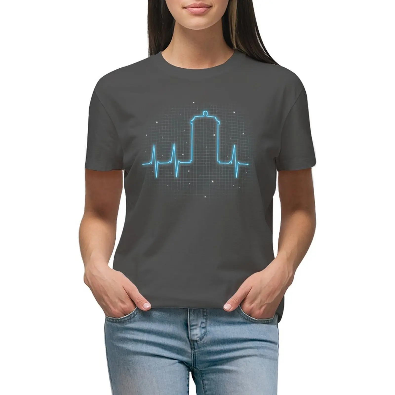 

Heartbeats For Who T-shirt funny hippie clothes designer clothes Women luxury