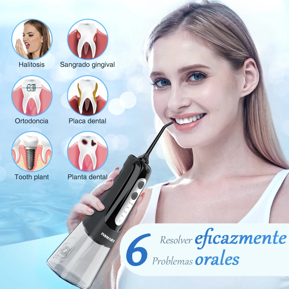 INSMART-irrigador Dental por chorro de agua, limpiador Dental