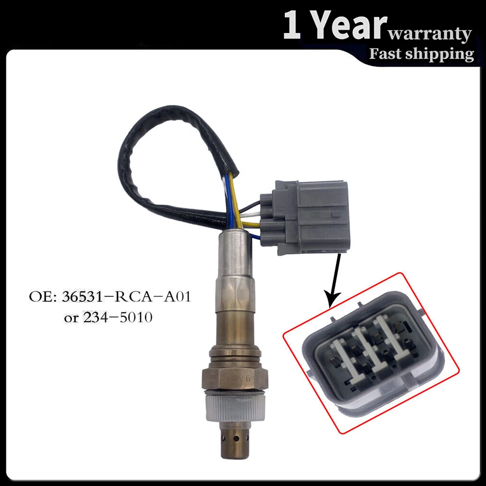 

234-5010 5 Wires O2 Oxygen Sensor 1 Front Upstream Heated Air Fuel Ratio For Acura MDX TL Saturn Vue Honda Pilot Auto Parts Z104
