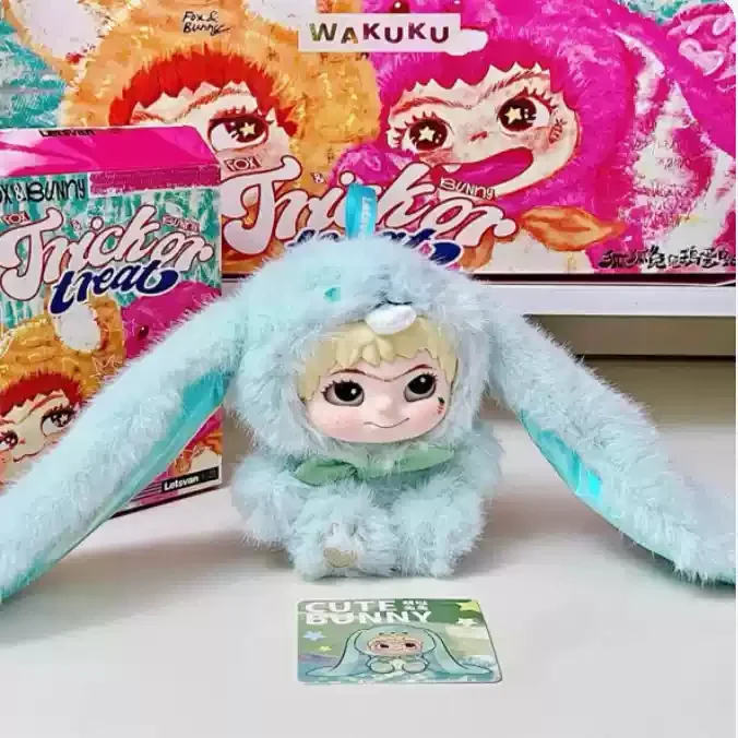 Original WAKUKU Fox And Rabbit Mischievous Diary Blind Box Series