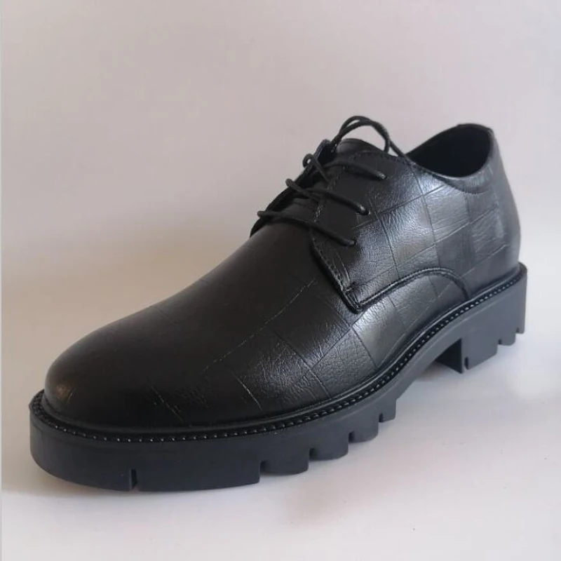 Shoes Stealth Heel 6 Cm Taller Men 