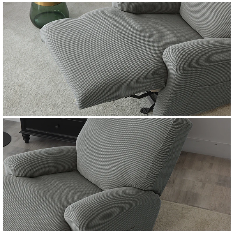 Sofa Covers Knitted Recliner Sofa Covers Lazy Boy Elastic Sofa Protector Relax Armchair Cover Lounge Home Pets Anti-Scratch 1/2/3/4 seater