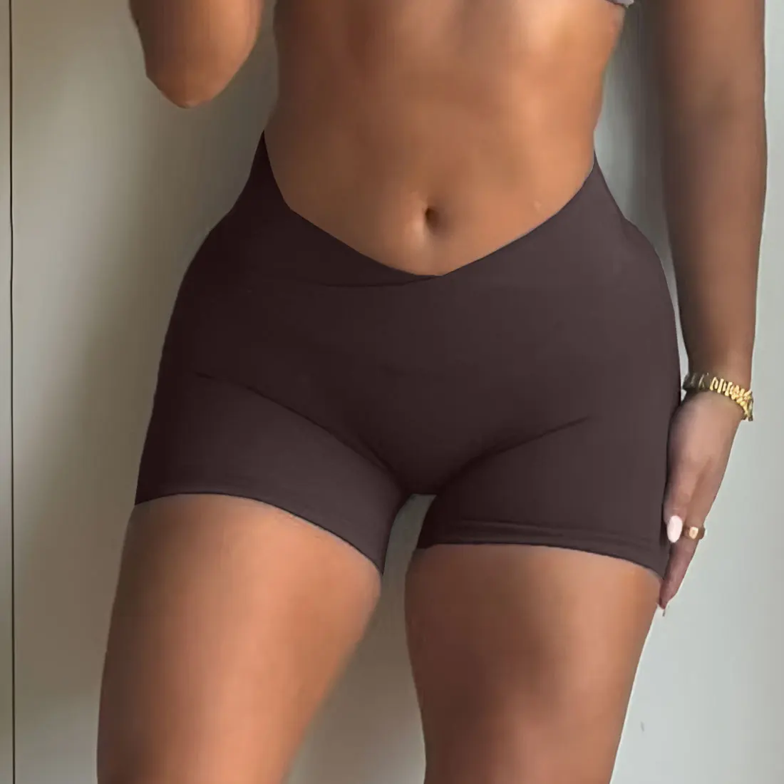 Short Fitness Scrunch Taille en V
