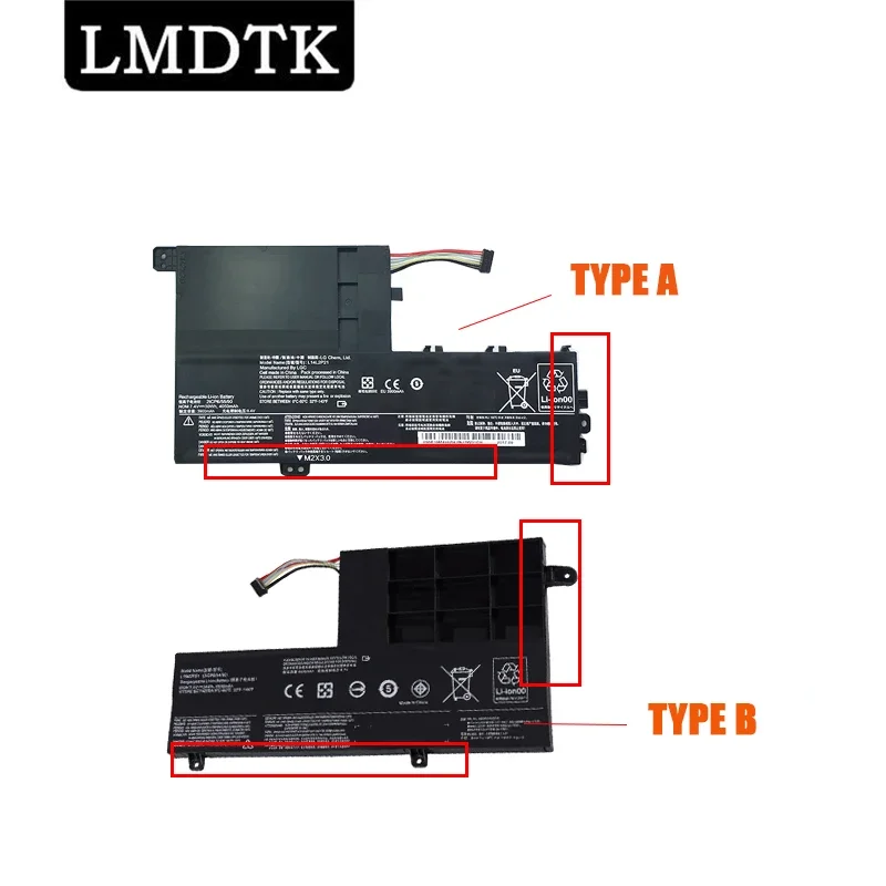 Lmdtk Nuovo L15C2Pb1 L15L2Pb1 L15M2Pb1 L14C2P21 L14L2P21 L14M2P21 Batteria Del Computer Portatile Per Lenovo Ideapad Yoga 510 510-14Ikb 520-14Ikb