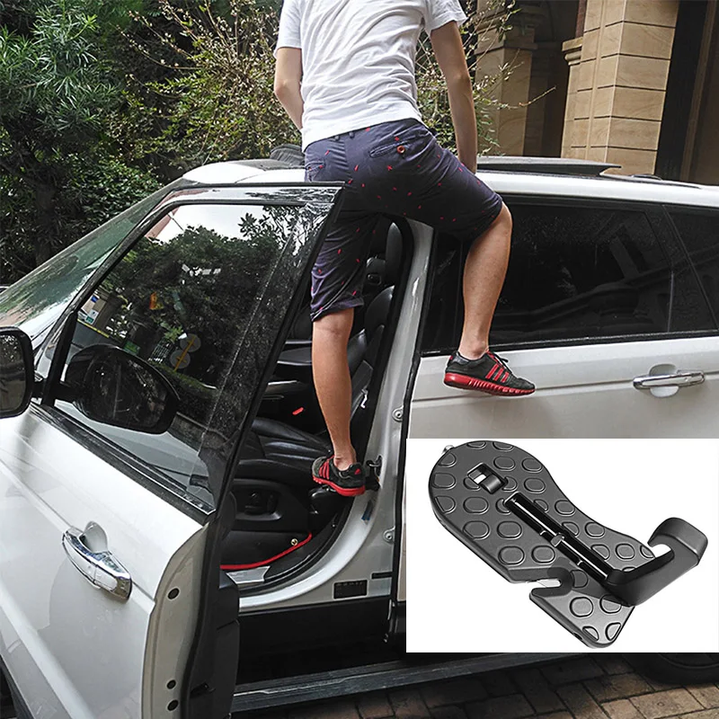 Car Door Step Latch Hook Stepping Ladder Nonslip Foot Rest Safety Hammer  For Volkswagen Vw Saveiro Altas Tanoak Amarok