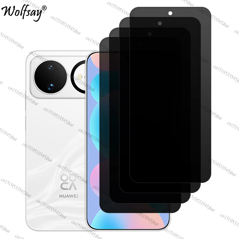 Anti-Spy Tempered Glass Privacy Screen Protector with Camera Protection