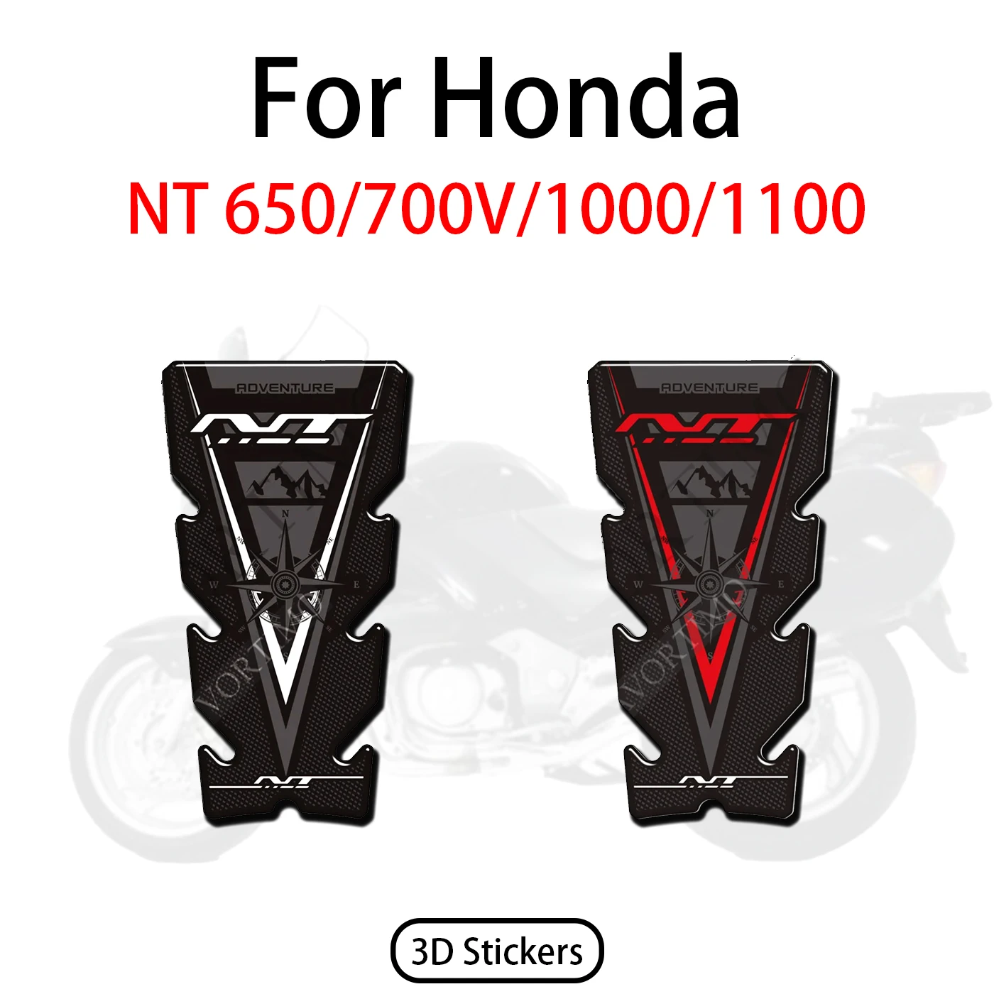 NT 650 700V 1000 1100  For Honda Motorcycle Accessories Adventure Stickers Decals Protector Tank Pad Gas Fuel Oil Kit Knee 1pc stove rope adhesive for bond refractory components fasten sealing cords glue seal heat resistant 75ml 1100° accessories