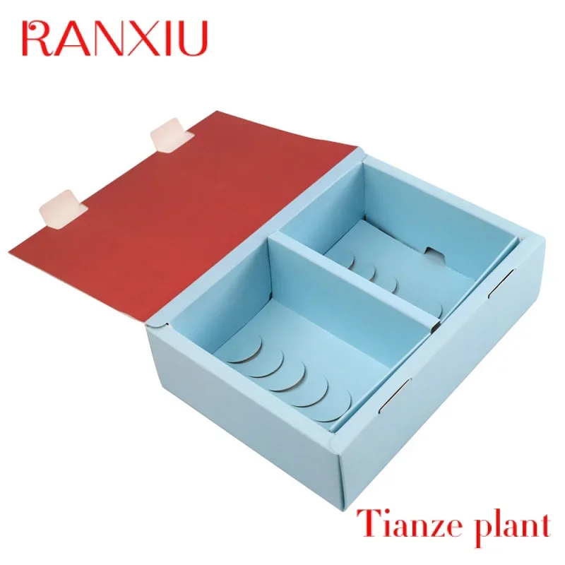

Custom logo luxury cardboard Magnetic folding gift box with ribbon closure