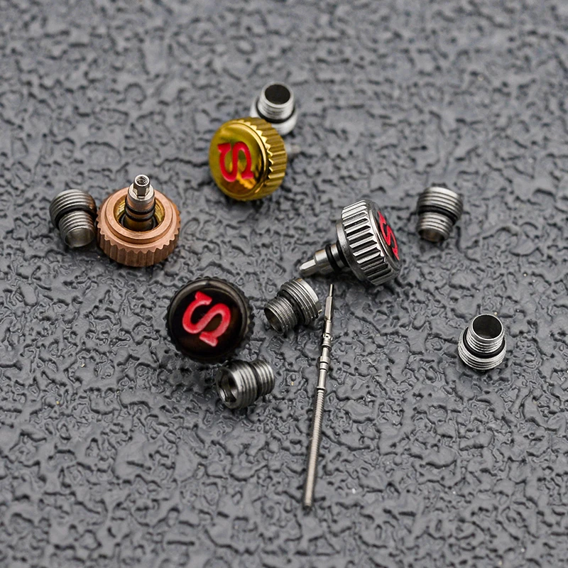 Seiko Nh35 Seiko Crown Skx007 Crown Screw-In Watch Crown Inciso Firmato 'S' Include Crown Tube Adatto Al Movimento Nh35 Nh36 7 S26