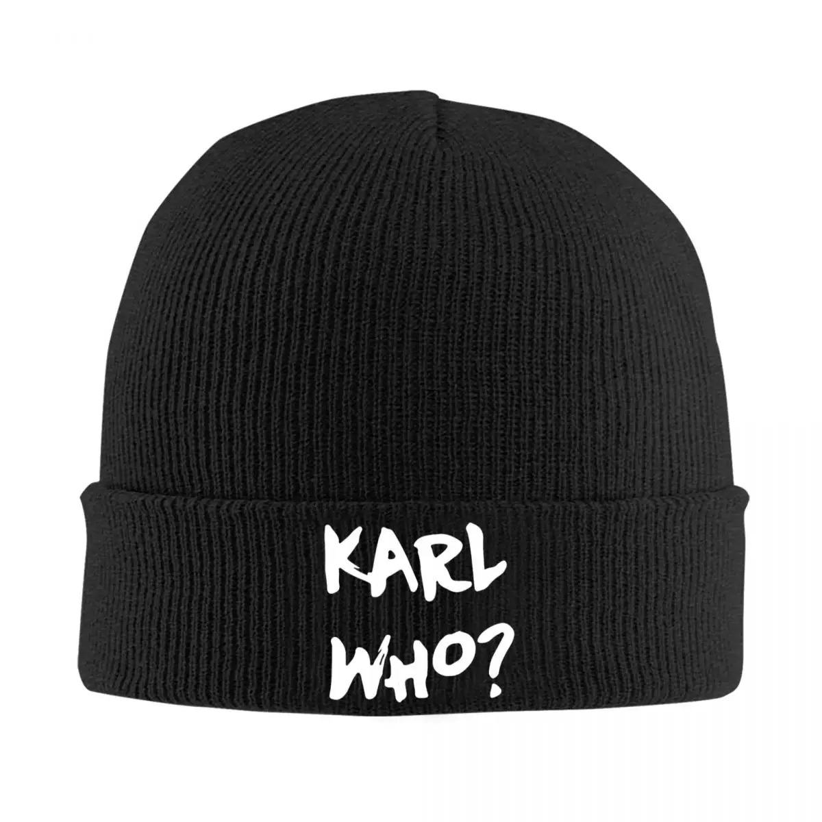 

KARL WHO Knitted Bonnet Caps Fashion Keep Warm Hats