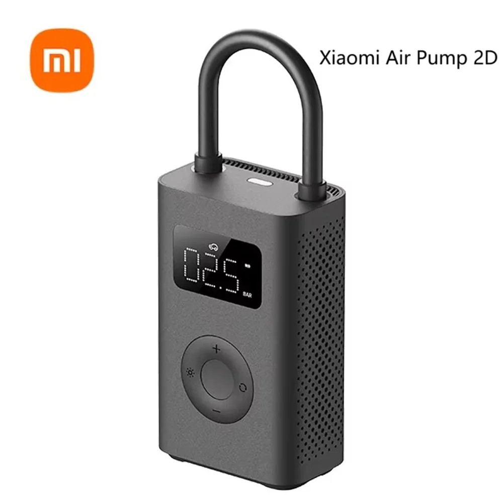 Przenośny elektryczny kompresor powietrza Xiaomi Mijia Air Pump 2/2D Mini Treasure Type-C 150 PSI Inflator do opon LED Multitool Treasure