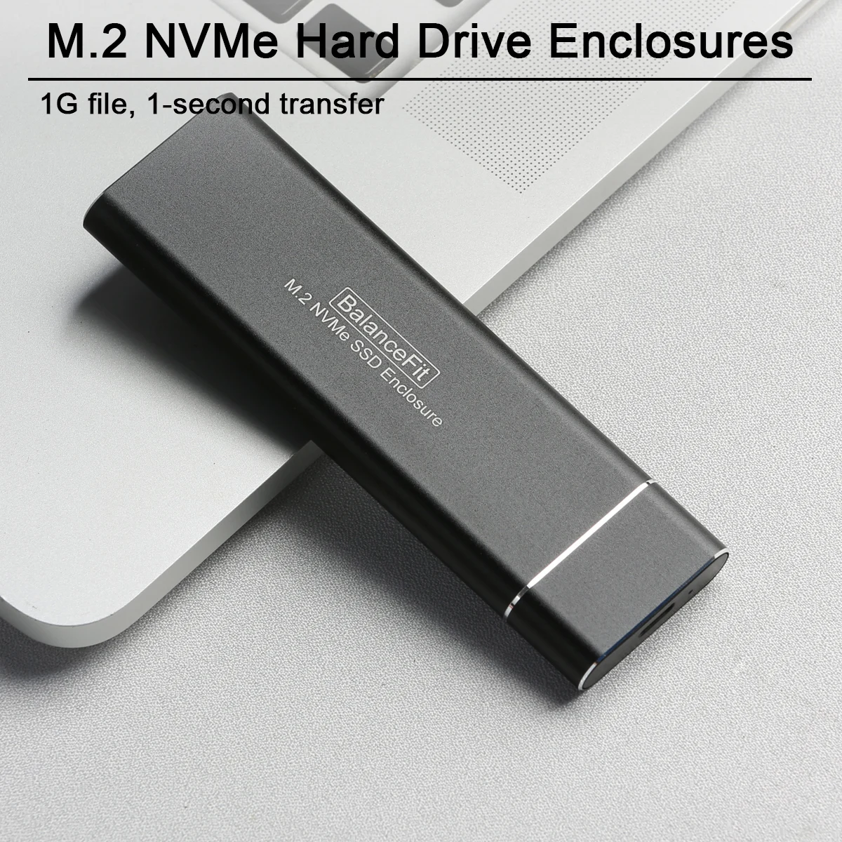 M.2 NVMe SSD 인클로저, USB 3.1 Gen 2 - NVME M-Key/(B..
