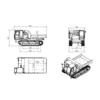 JZM 1/12 RC Hydraulic Tracked Truck RTR EG110R Radio Control Dumper Car Model Painted  Assembled Light System Toy TH22767 6