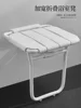 Bathroom folding stool shower seat wall mounted non-slip toilet elderly bathing sitting stool 2