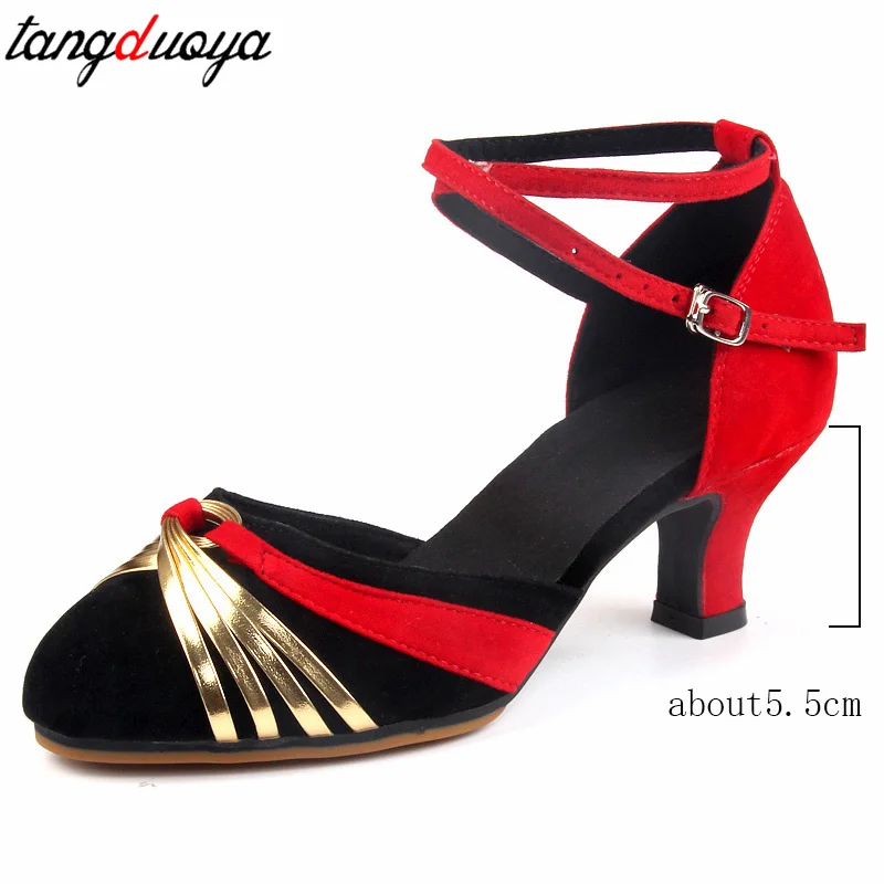 Latin Dance Shoes Woman High Heel Summer Tango Ballroom Dance Size 33-42 dance shoes