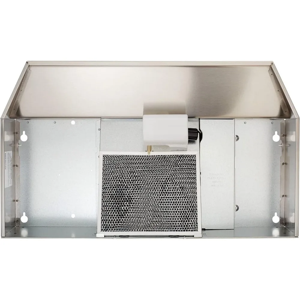 Non-Ducted Ductless Range Hood Insert with Light, Exhaust Fan for Under Cabinet, 36-Inch, Stainless Steel