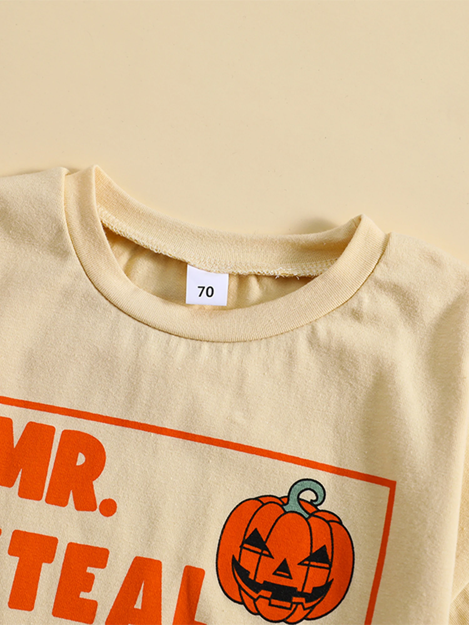 

Cute Halloween Costume for Newborn Baby Boy Girl Pumpkin Print Short Sleeve Romper Summer Outfit