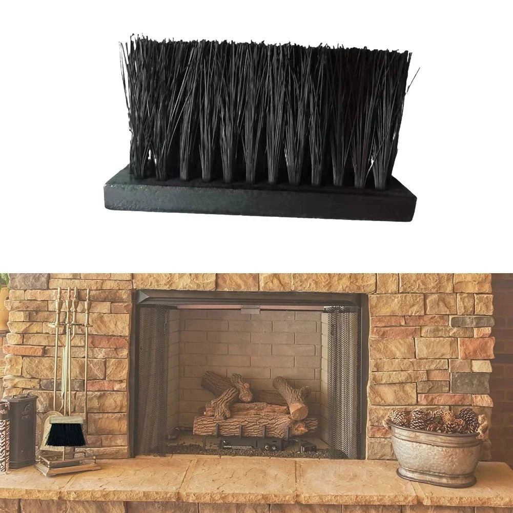 Fireplace Brush Chimney Cleaner Brush Fireplace Head Replacement Broom Spare Brushes Cleaning 1Pc