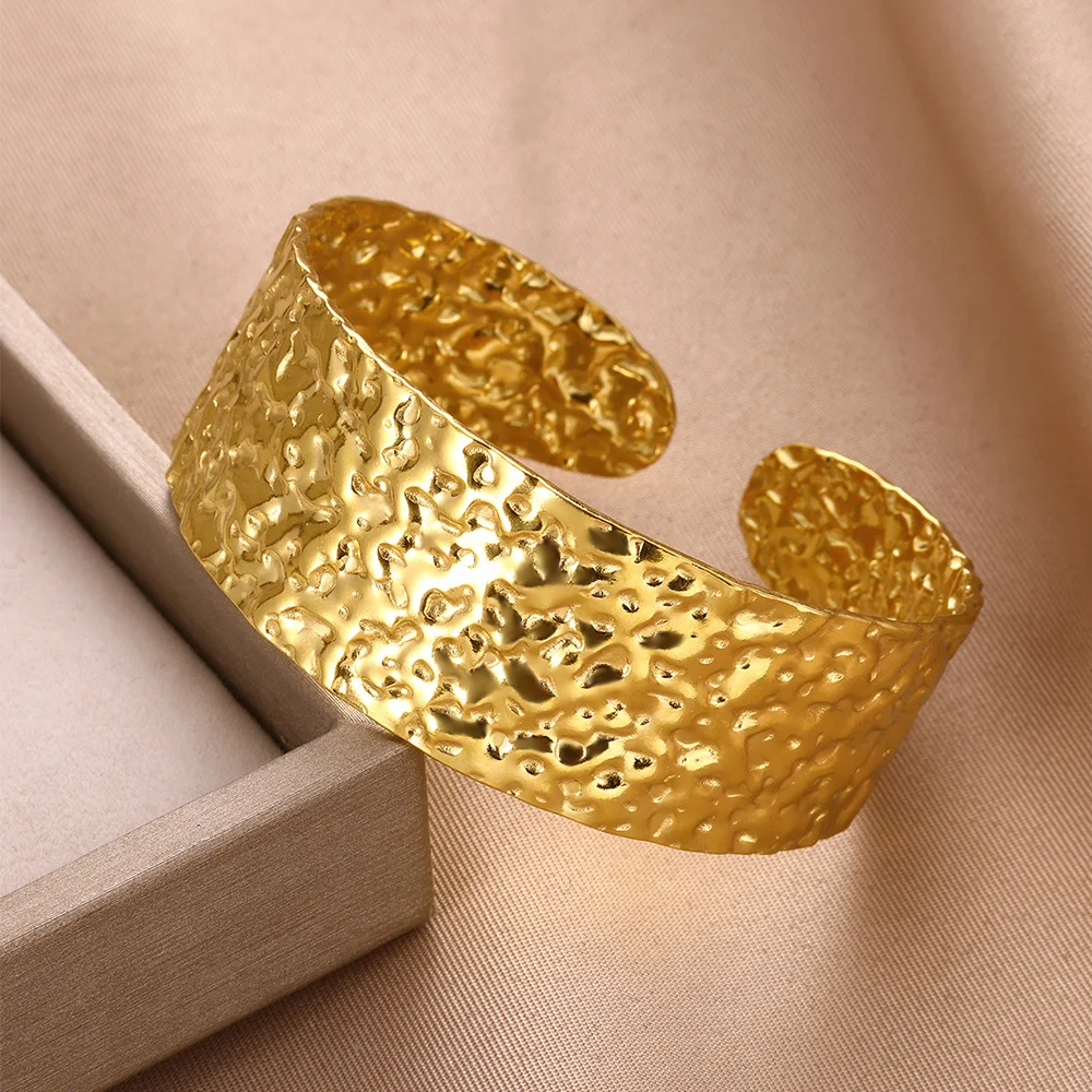 Gold Bangle Stainless Steel Women For Wear Daily