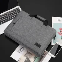 Sac pour ordinateur portable d'affaires, fourre-tout à bandoulière, porte-documents pour ordinateur portable 13 15 17 pouces Macbook Air Pro HP Huawei Asus Dell 3