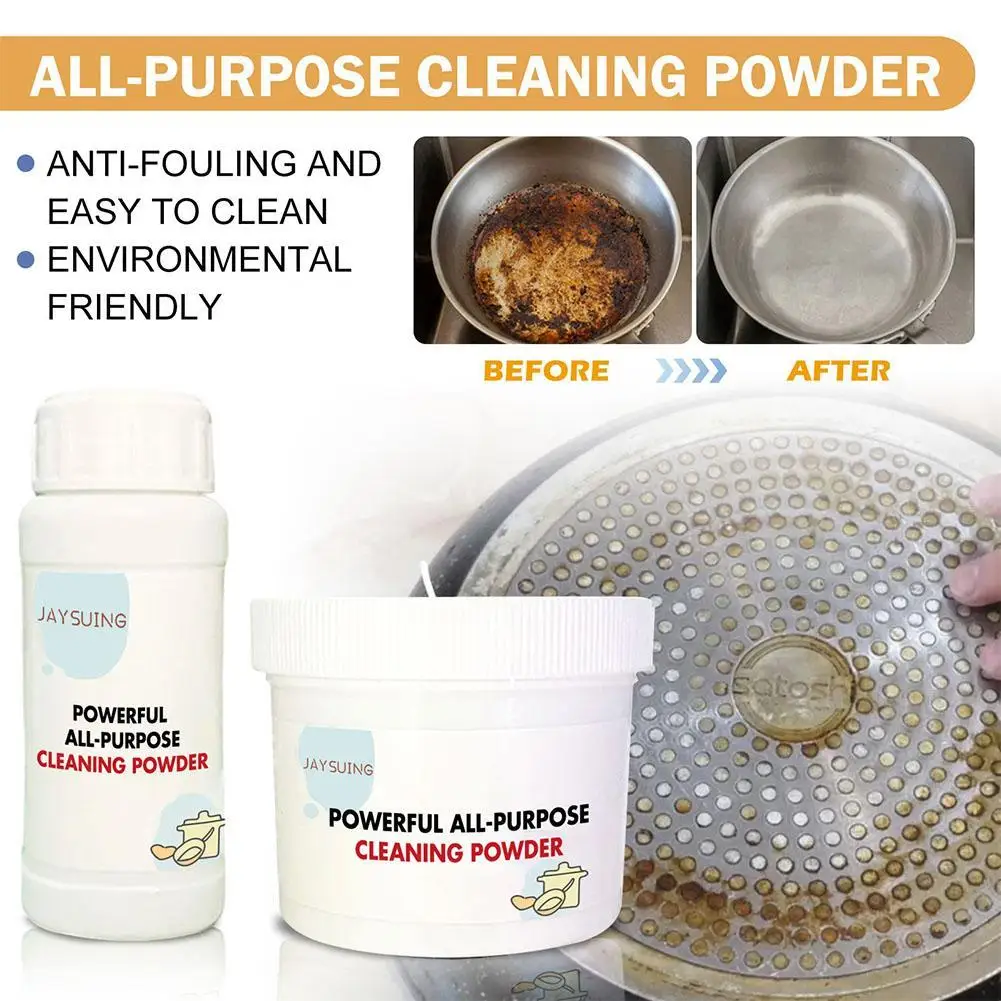 110/250g Powerful Kitchen All-purpose Powder Cleaner Agent Kitchen Strong Heavy Dirt Cleaning Agent Multifunctional Bubble Powde