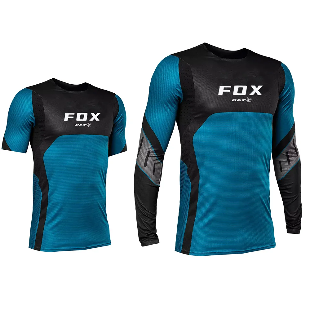 Men's Downhill Jersey Quick Dry Breathable Mountain Bike Motocross Cycling Jersey  Mtb Bat Fox Cycling Clothing A-l032