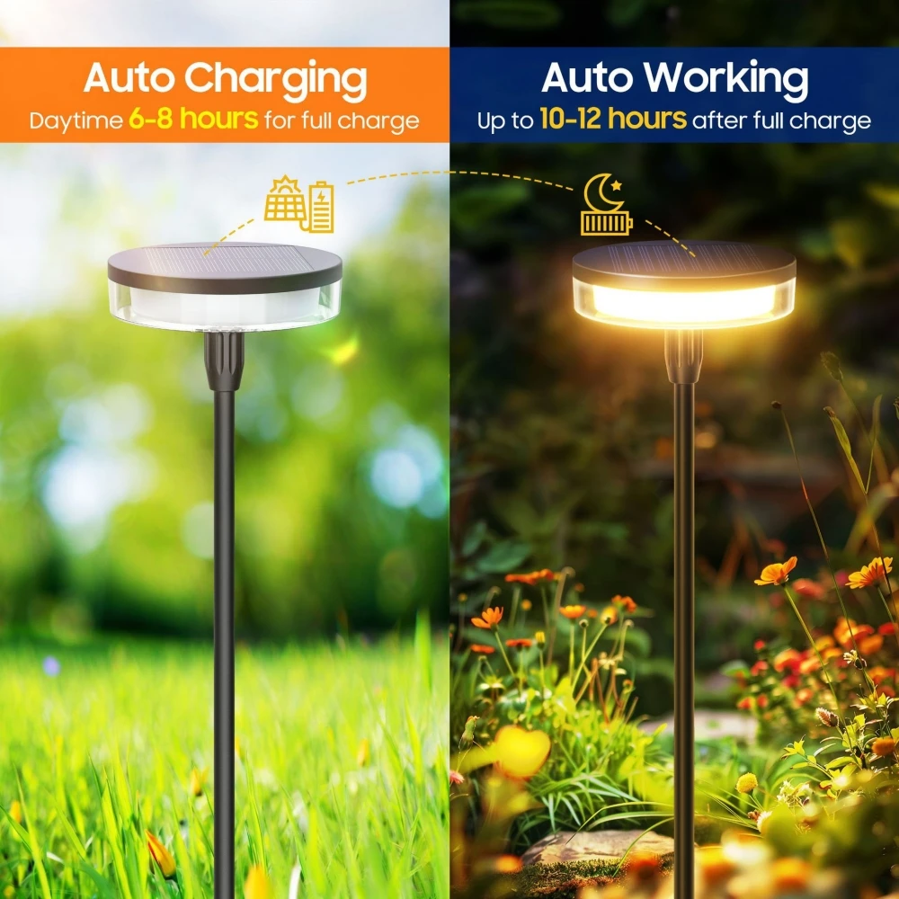 Enchanting Swaying Solar Garden Pathway Lights