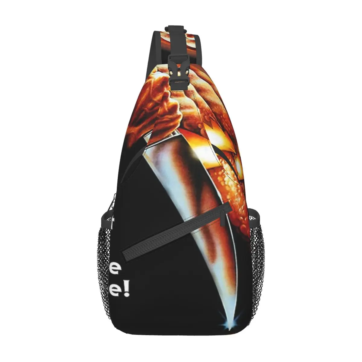 

HALLOWEEN BEST Chest Bag Fashionable With Zipper Mesh Bag Gift Cross chest bag Multi-Style