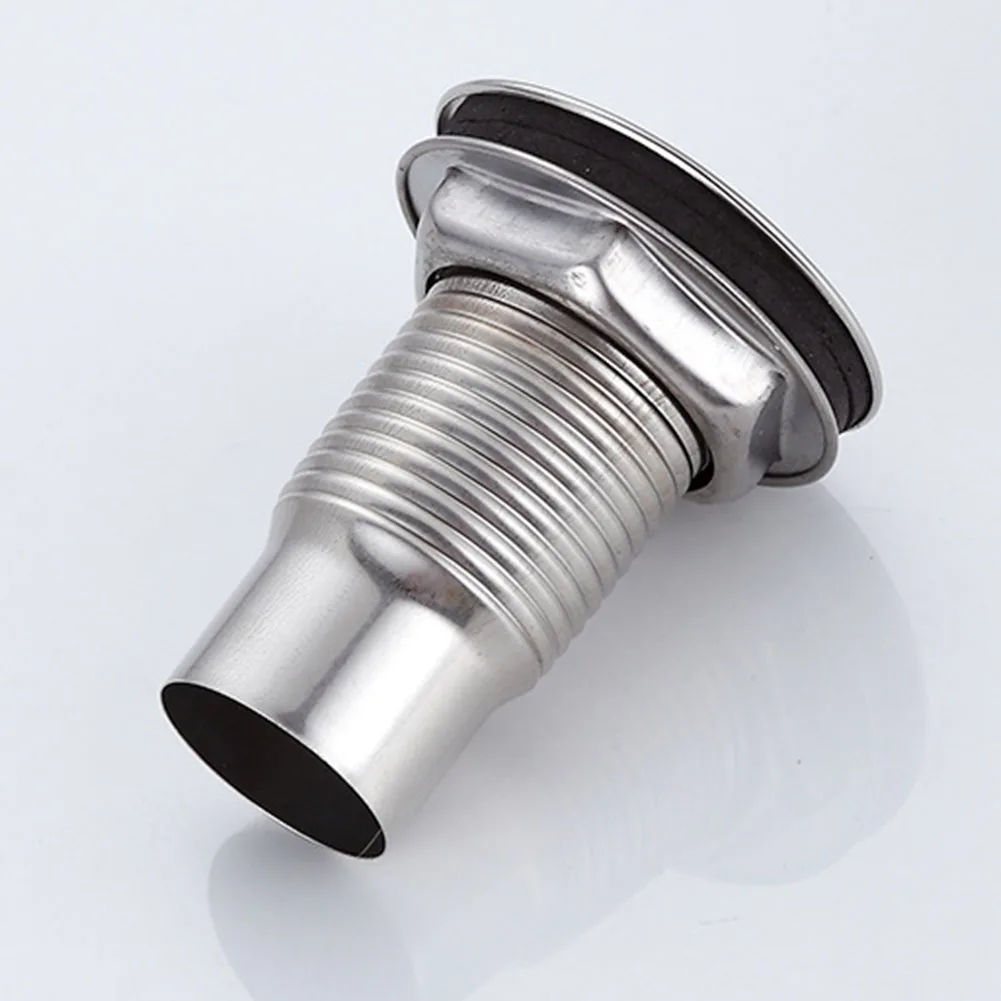 For Bathroom Pool Sink Drain Plug Drain Filter Kitchen Accessories 60mm Button Easy To Install Sink Plug