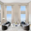 Custom Made 400CM Length Extra Long Living Room Sheer Curtain Drape 450CM High Ceiling Window Tulle Bedroom Curtain 2