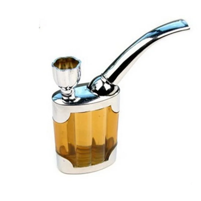 Portable Mini Water Tobacco Smoking Pipe Vintage Hookah Filter Pipe Hose Cigarette Holder For Man Gift herb smoking pipe tobacco pipe hookah water pipe smoking pipe