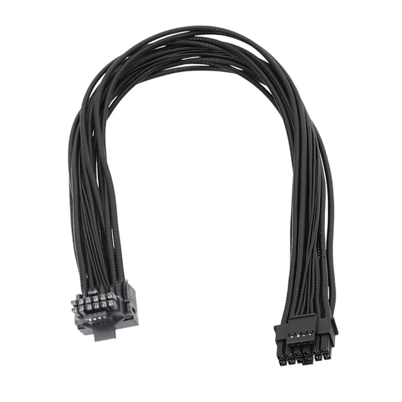 

Кабель PCIE5.0 от 16 до 16 контактов 24AWG 12VHPWR Блок питания 16-контактный модульный кабель Видеокарта ATX3.0 с тиснением 12