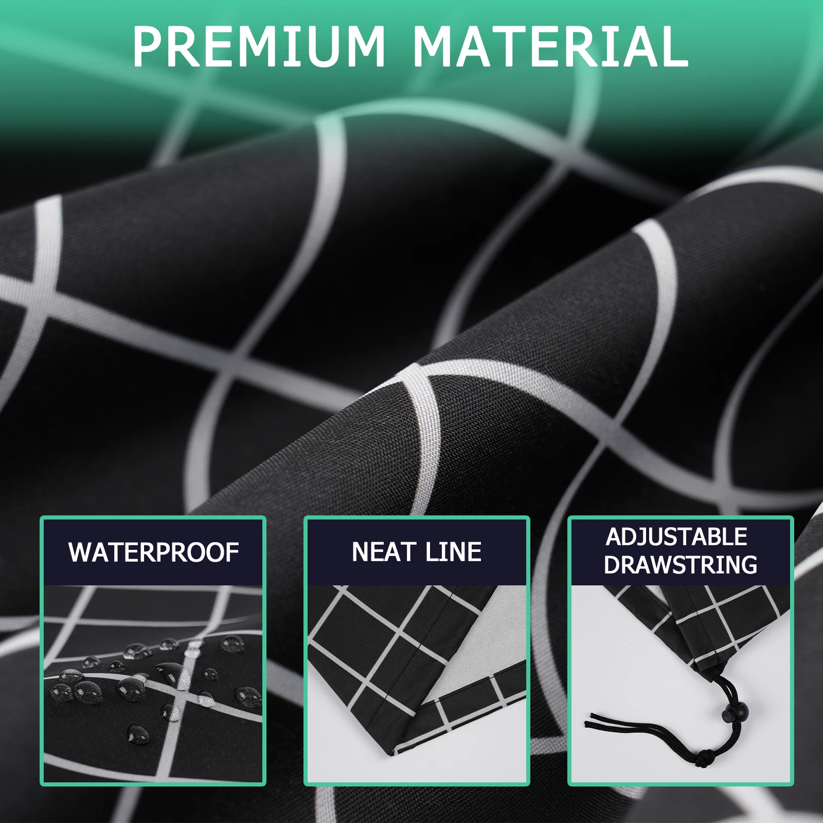 Billiard Pool Table Covers with Drawstring Pool Table Waterproof and Tearproof Cover for Billiard /Rectangle