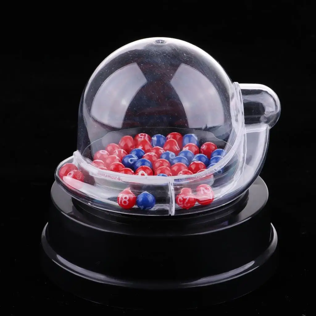 Entertainment Lottery Machine Draw Game,Fine Motor Toy Raffle Balls Lucky