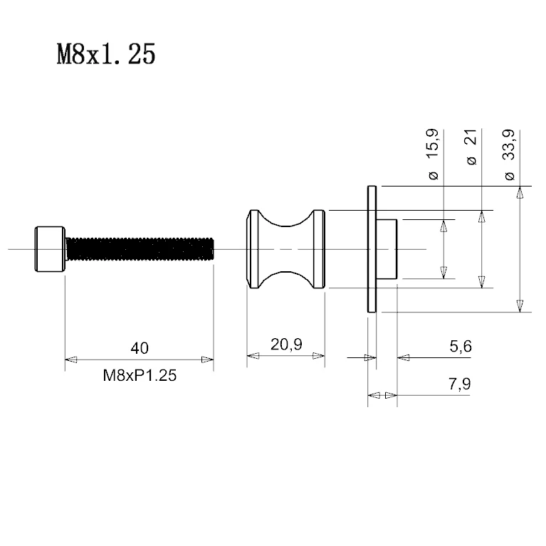 M8 8mm   Ǯ ̴ SUZUKI GSXR GSX-R 125/150/600/750/1000 GSX-S750 GSX-S1000 /GT BMW S1000RR S1000 RR 2019-2023